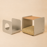 Dimora • Litter Box Side Table in Natural Oak