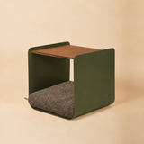 Dimora • Litter Box Side Table in Walnut-Stained Oak
