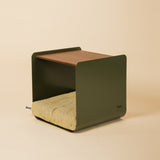 Dimora • Litter Box Side Table in Walnut-Stained Oak