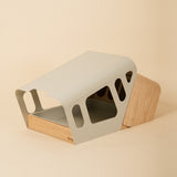 Scocca • Curved Hay Feeder in Natural Oak