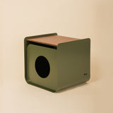 Dimora • Litter Box Side Table in Walnut-Stained Oak