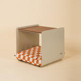 Dimora • Litter Box Side Table in Walnut-Stained Oak