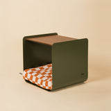 Dimora • Litter Box Side Table in Walnut-Stained Oak