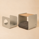 Dimora • Litter Box Side Table in Natural Oak