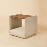 Dimora • Litter Box Side Table in Walnut-Stained Oak