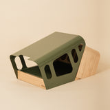 Scocca • Curved Hay Feeder in Natural Oak