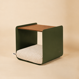Dimora • Litter Box Side Table in Walnut-Stained Oak