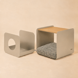 Dimora • Litter Box Side Table in Natural Oak