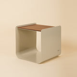 Dimora • Litter Box Side Table in Walnut-Stained Oak