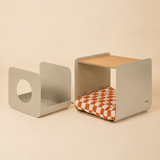 Dimora • Litter Box Side Table in Natural Oak